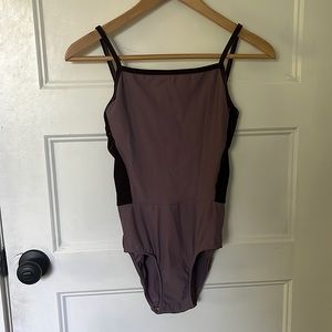 custom eleve dancewear purple leotard